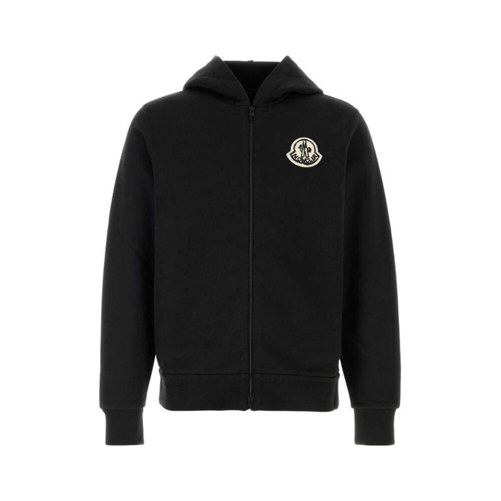 Moncler Men Black Cotton Sweatshirt